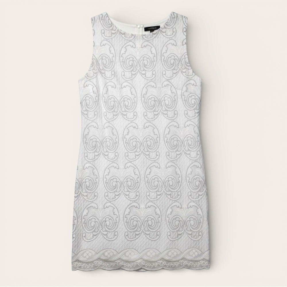 Erin by Erin Fetherston Silk Embroidered Sheath Dress NWT Size 8 - Picture 1 of 12